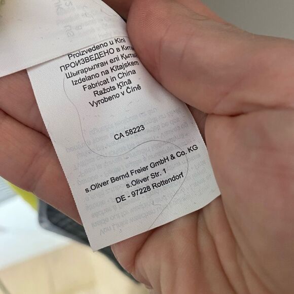 S. Oliver black label SZ 8 oversized plaid blazer jacket - Picture 5 of 8